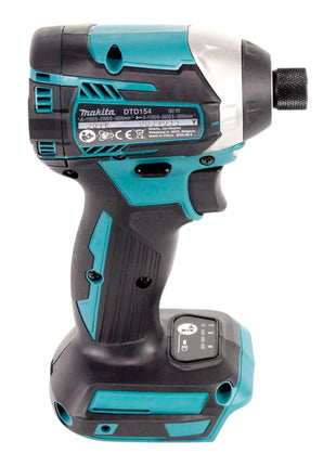 Makita DTD 154 RF Akku Schlagschrauber 18 V 175 Nm 1 4 Brushless 2x Akku 3 0 Ah Ladegeraet 4 - toolbrothers