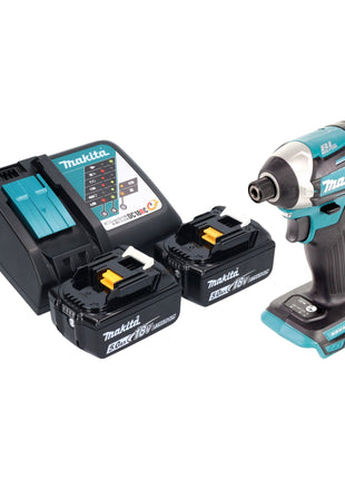 Makita DTD 154 RT Akku Schlagschrauber 18 V 175 Nm 1 4 Brushless 2x Akku 5 0 Ah Ladegeraet 0 - toolbrothers