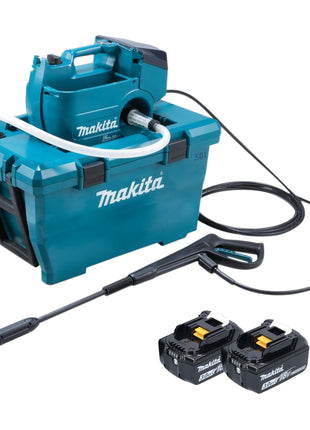 Makita DHW 080 F2K Akku Hochdruckreiniger 36 V 2x 18 V 80 bar 380 l h Brushless 2x Akku 3 0 Ah ohne Ladegeraet 0 - toolbrothers