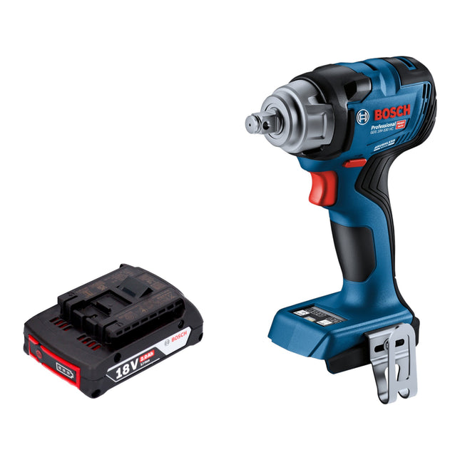 Bosch GDS 18V 330 HC Professional Akku Schlagschrauber 18 V 330 Nm 1 2 Brushless 1x Akku 2 0 Ah ohne Ladegeraet 0 - toolbrothers