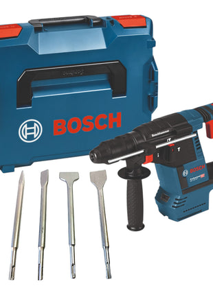 Bosch GBH 18V 26 Professional Akku Bohrhammer 18 V 2 6 J SDS plus Brushless 4 tlg Meissel Set L Boxx ohne Akku ohne Ladegeraet 0 - toolbrothers
