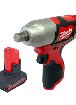 Milwaukee M12 BIW12 501 Akku Schlagschrauber 12 V 138 Nm 1 2 1x Akku 5 0 Ah ohne Ladegeraet 0 - toolbrothers