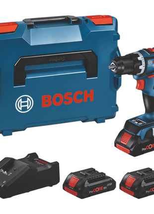 Bosch GSR 18V 90 C Professional Akku Bohrschrauber 18 V 64 Nm Brushless 0615A5002R 3x ProCORE Akku 4 0 Ah Ladegeraet L Boxx 0 - toolbrothers
