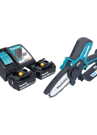 Makita DUC 101 RT201 Akku Astsaege 18 V 10 cm Brushless 2x Akku 5 0 Ah Ladegeraet 0 - toolbrothers