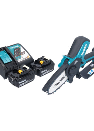 Makita DUC 101 RG201 Akku Astsaege 18 V 10 cm Brushless 2x Akku 6 0 Ah Ladegeraet 0 - toolbrothers