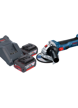 Bosch GWS 18V 7 Professional Akku Winkelschleifer 18 V 115 mm Brushless 2x Akku 4 0 Ah Ladegeraet 0 - toolbrothers