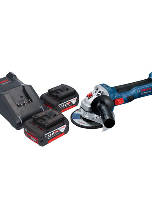 Bosch GWS 18V 7 Professional Akku Winkelschleifer 18 V 115 mm Brushless 2x Akku 5 0 Ah Ladegeraet 0 - toolbrothers