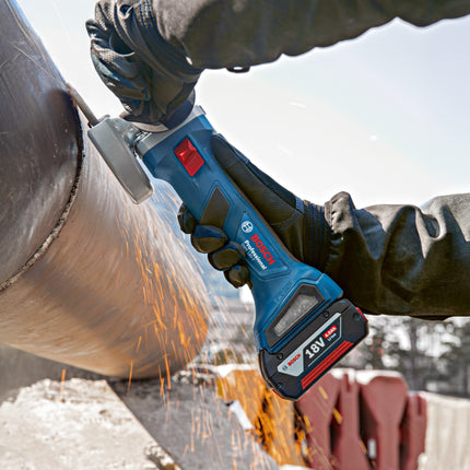 Bosch GWS 18V 7 Professional Akku Winkelschleifer 18 V 115 mm Brushless 2x Akku 5 0 Ah Ladegeraet 4 - toolbrothers
