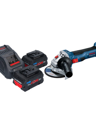 Bosch GWS 18V 7 Professional Akku Winkelschleifer 18 V 115 mm Brushless 2x ProCORE Akku 5 5 Ah Ladegeraet 0 - toolbrothers