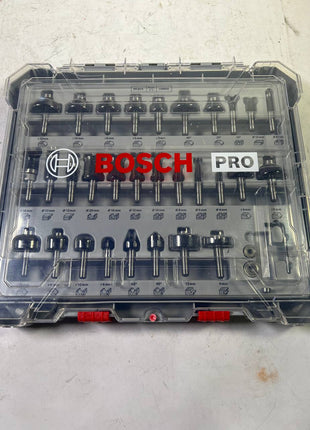 Bosch Mixed Fraeser Set 8 mm 30 tlg Koffer 2607017475 fuer Oberfraesen mit Rundschaft Beschaedigt 1 - toolbrothers