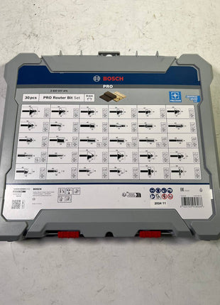 Bosch Mixed Fraeser Set 8 mm 30 tlg Koffer 2607017475 fuer Oberfraesen mit Rundschaft Beschaedigt 2 - toolbrothers