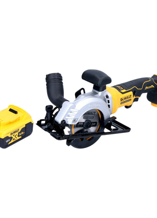 DeWalt DCS 571 N Akku Handkreissaege 18 V 115 mm Brushless 1x Akku 5 0 Ah ohne Ladegeraet 0 - toolbrothers