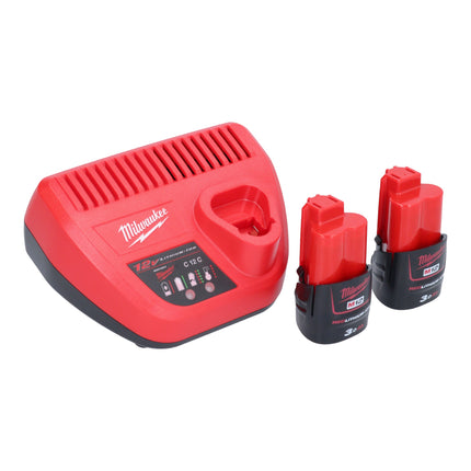 Milwaukee M12 CHZ 302 Akku Saebelsaege 12 V Brushless 2x Akku 3 0 Ah Ladegeraet 3 - toolbrothers