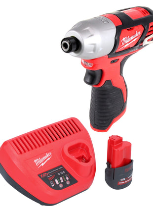 Milwaukee M12 BID 251 Akku Schlagschrauber 12 V 112 Nm 1 4 1x Akku 2 5 Ah Ladegeraet 0 - toolbrothers