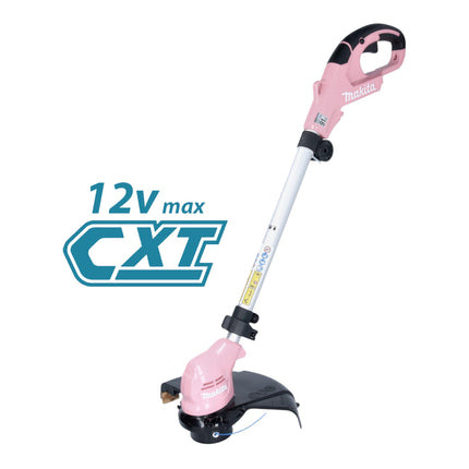 Makita UR 100 DSM2P Akku Rasentrimmer 12 V max 260 mm pink 2x Akku 4 0 Ah Ladegeraet 1 - toolbrothers