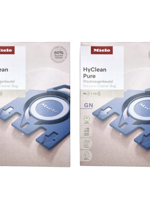 Miele 2x HyClean Pure GN Staubsaugerbeutel 8 Stueck mit Filter 2x 12421130 fuer Complete C2 C3 Classic C1 S8 S5 S2 0 - toolbrothers