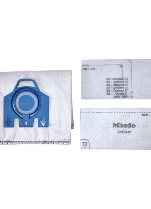Miele 2x HyClean Pure GN Staubsaugerbeutel 8 Stueck mit Filter 2x 12421130 fuer Complete C2 C3 Classic C1 S8 S5 S2 3 - toolbrothers