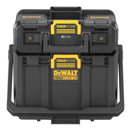 DeWalt DWST08061 1 Werkzeugbox mit integrierten Leuchten 395 x 352 x 255 mm ToughSystem 2 0 1x Akku 4 0 Ah Ladegeraet 1 - toolbrothers