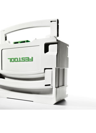 Festool 2 x Systainer T-LOC SYS 1 TL Werkzeug Koffer lichtgrau koppelbar ( 497563 ) - Toolbrothers