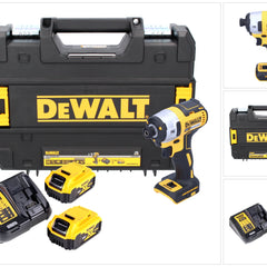 DeWalt DCF 887 P2T Akku Schlagschrauber 18 V 205 Nm 1 4 Brushless 2x Akku 5 0 Ah Ladegeraet TSTAK 0 - toolbrothers