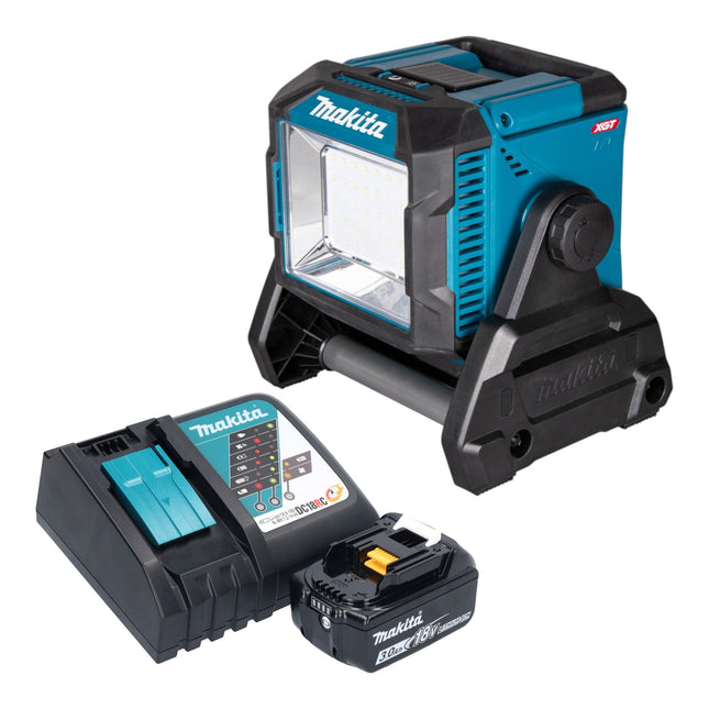 Makita ML 005 G RF1 Akku Baustellenleuchte 18 40 V max 3 600 lm 1x Akku 3 0 Ah Ladegeraet 0 - toolbrothers