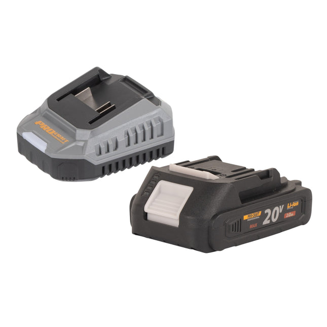 Procraft Starter Pack C20 2 Ladegeraet 20 V 2 A 1x 20 2A Akku 2 0 Ah 0 - toolbrothers
