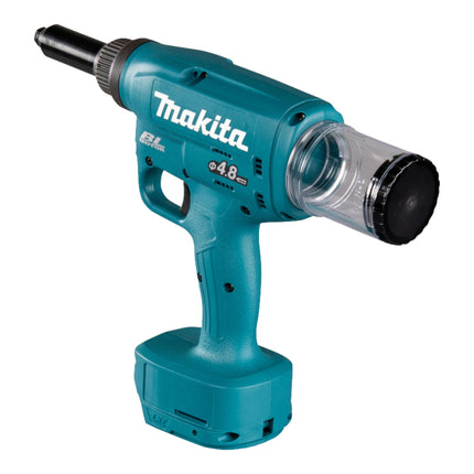 Makita DRV 150 RM1J Akku Blindnietsetzgeraet 18 V 10 kN 2 4 4 8 mm Brushless 1x Akku 4 0 Ah Ladegeraet Makpac 4 - toolbrothers