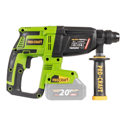 Procraft PHA40bb Akku Bohrhammer 20 V 2 6 J SDS plus Brushless 1x Akku 4 0 Ah Ladegeraet 4 - toolbrothers