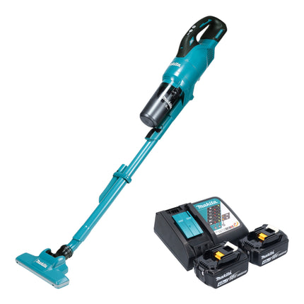 Makita DCL 286 FRM2 Akku Staubsauger 18 V 0 25 l Brushless 2x Akku 4 0 Ah Ladegeraet 0 - toolbrothers