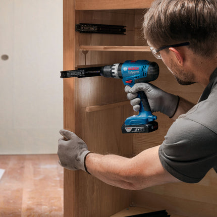 Bosch GSB 18V 25 Professional Akku Schlagbohrschrauber 18 V 56 Nm 2x ProCORE Akku 8 0 Ah Ladegeraet L Boxx 4 - toolbrothers