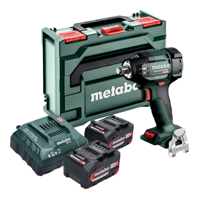 Metabo SSW 18 LTX 550 BL Akku Schlagschrauber 18 V 550 Nm Brushless 2x Akku 4 0 Ah Ladegeraet metaBOX 0 - toolbrothers