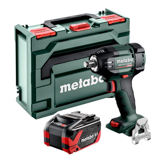 Metabo SSW 18 LTX 550 BL Akku Schlagschrauber 18 V 550 Nm Brushless 1x LiHDX Akku 8 0 Ah metaBOX ohne Ladegeraet 0 - toolbrothers