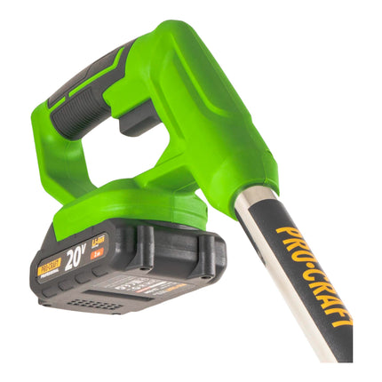 Procraft PTA24 Akku Trimmer 20 V 150 mm 2x Akku 2 0 Ah Ladegeraet 3 - toolbrothers