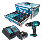 Makita DHP 453 SF1X9 Akku Schlagbohrschrauber 18 V 42 Nm 1x Akku 3 0 Ah Ladegeraet 96 tlg Zubehoer Set Koffer 0 - toolbrothers