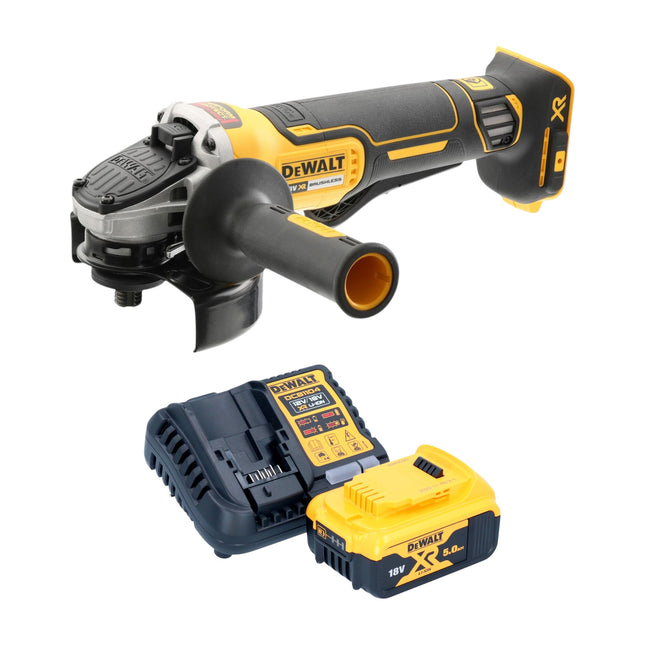 DeWalt DCG 406 P1 Akku Winkelschleifer 18 V 125 mm Brushless 1x Akku 5 0 Ah Ladegeraet 0 - toolbrothers