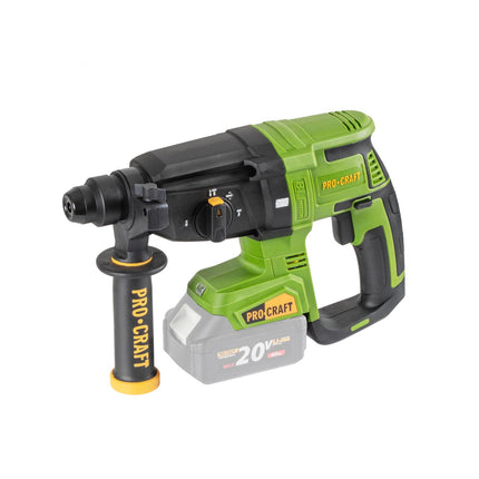 Procraft PHA40bb c Akku Bohrhammer 20 V 2 6 J SDS plus Brushless 1x Akku 2 0 Ah Ladegeraet Koffer 1 - toolbrothers