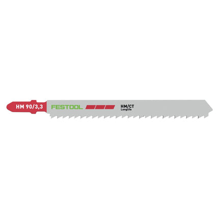 Festool HM 90/3,3/5 Plastics Laminate Stichsägeblatt 90 mm 5 Stk. ( 5x 204269 ) für Laminat- und melaminharzgebundene Platten - Toolbrothers