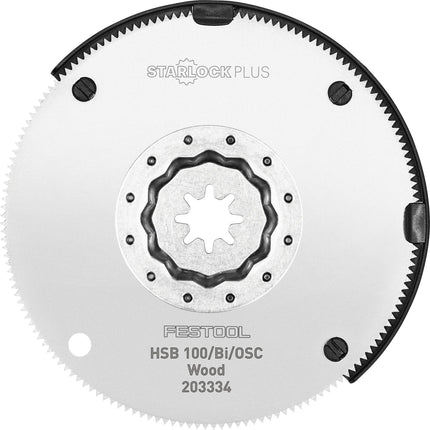 Festool HSB 100/Bi/OSC Lame de scie pour bois Starlock PLUS ( 203334 ) Bi-métal