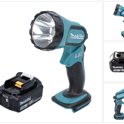 Makita DML 185 F1 Akku Lampe / Handleuchte 18 V + 1x Akku 3,0 Ah - ohne Ladegerät - Toolbrothers