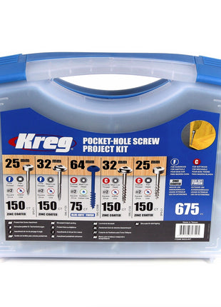 KREG Jig K4 Starter Set ( K4 ) + Pocket-Hole Schrauben Sortiment 675-teilig ( SK03 ) - Toolbrothers