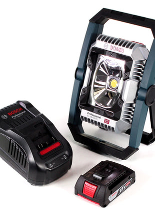 Bosch GLI 18V-2200 C Akku Lampe 18V 2200lm Bluetooth ( 0601446501 ) + 1x 2,0 Ah Akku + Ladegerät - Toolbrothers