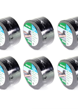SPAX Tape 30m x 87mm 6x Klebeband UV-resistent ( 6x 5000009186419 ) selbstklebend lösbar - Toolbrothers