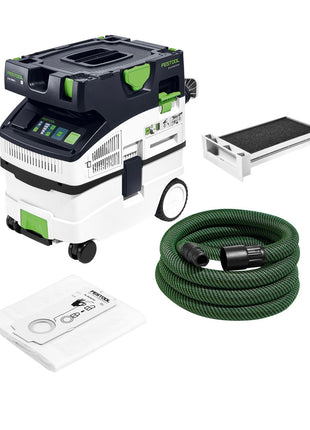 Festool CTM MIDI I CLEANTEC Absaugmobil ( 574822 ) Set mit 1x Nassfilter und 5x Filtersack - Toolbrothers