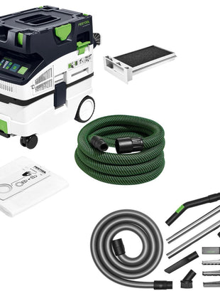 Festool CTM MIDI I CLEANTEC Absaugmobil ( 574822 ) Set mit 1x Nassfilter, 5x Filtersack und Bau Reinigungsset - Toolbrothers