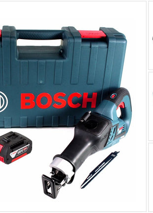 Bosch GSA 18V-32 Akku Reciprosäge 18V Säbelsäge Brushless im Handwerkerkoffer + 1x 6,0Ah Akku - ohne Ladegerät - Toolbrothers
