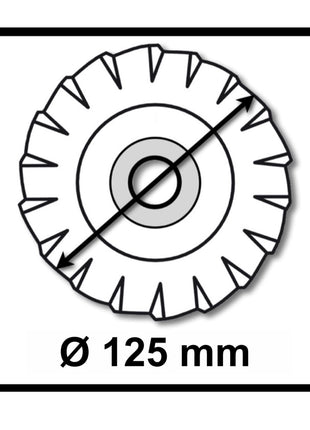 Bosch Fächerschleifscheiben X551 Expert for Metal 125mm, K120, 50 Stück ( 50x 2608607347 ) - Toolbrothers
