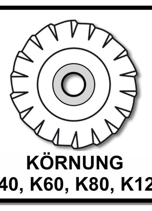 Bosch Fächerschleifscheiben Set X551 Expert for Metal 125mm, K40, K60, K80, K120 jeweils 10 Stück - Toolbrothers
