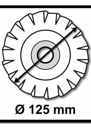 Bosch Fächerschleifscheiben Set X551 Expert for Metal 125mm, K40, K60, K80, K120 jeweils 10 Stück - Toolbrothers