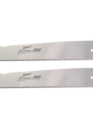 Shogun faltbare Japan Universal Holz Zugsäge mit Knickgelenk austauschbare Klinge 265mm + 2x Shogun Japan Holzsägeblatt Universal Impuls gehärtet - Made in Japan - Toolbrothers
