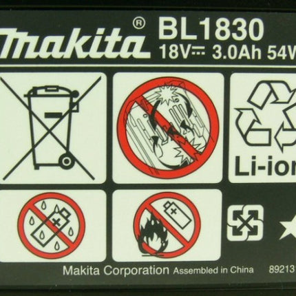 Makita BDF 456 18 V Li-Ion Akku Bohrschrauber Solo - nur das Gerät + 1x Makita BL1830 B 3,0 Ah AKKU ohne Lade & Koffer - Toolbrothers